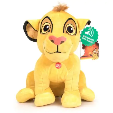 Disney The Lion King Simba soft plush toy with sound 30cm product photo