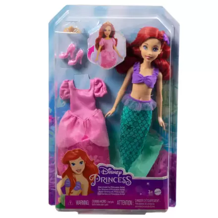 Disney The Little Mermaid - Mermaid to Princess Ariel doll product photo