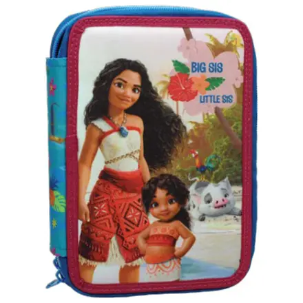 Disney Moana Big Sis pencil case filled 2-story product photo