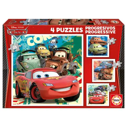 Disney Cars 2 Progressive puzzle 12-16-20-25pcs termékfotója
