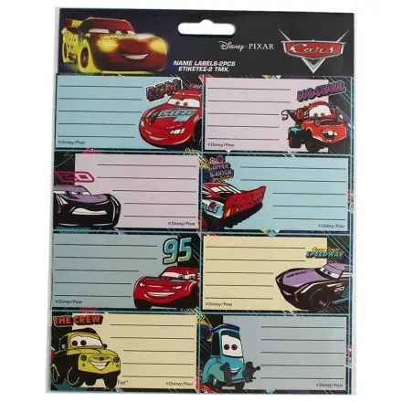 Disney Cars Lightning McQueen Notebook Label 16 pcs product photo