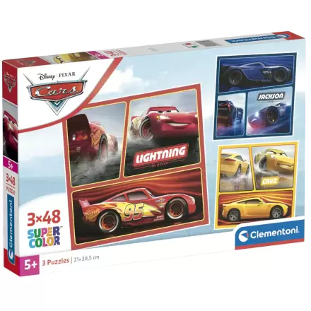 Disney Cars puzzle 3x48pcs termékfotója