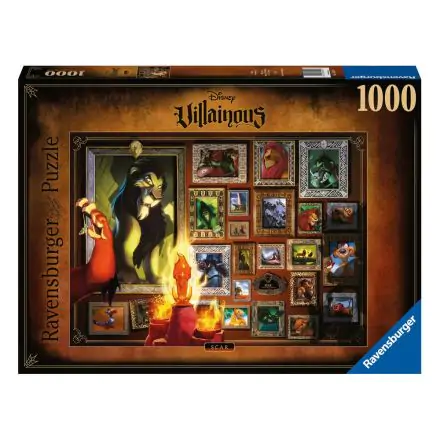 Disney Villainous Jigsaw Puzzle Lion King - Scar (1000 pieces) product photo