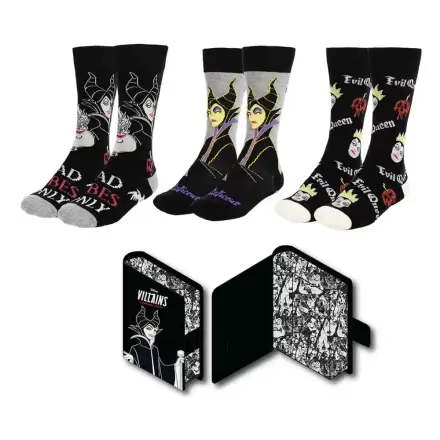 Disney Villains Socks 3-Pack 36-43 termékfotója