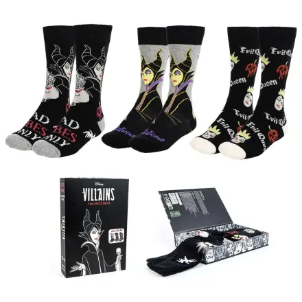 Disney Villains Socks 3-Pack 36-43 product photo