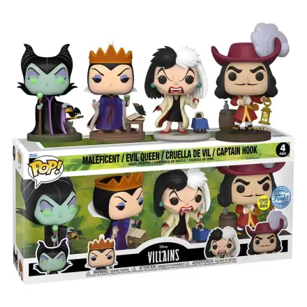 Disney Villains Funko POP! Movies Vinyl Figure 4-Pack Villains (GW)(EMEA) 9 cm termékfotója