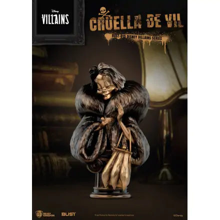 Disney Villains Series PVC Bust Cruella De Vil 16 cm termékfotója