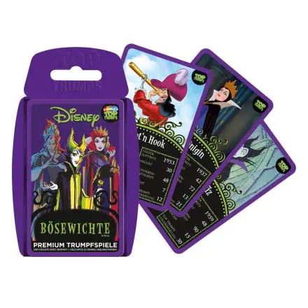 Disney Villains Card Game Top Trumps *German Version* product photo