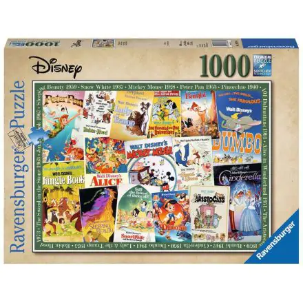 Disney Jigsaw Puzzle Vintage Movie Posters (1000 pieces) product photo