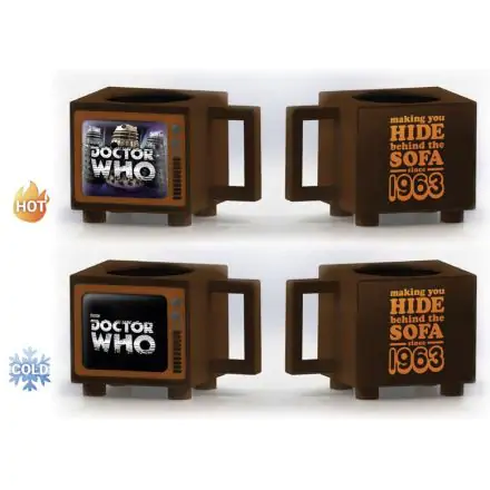 Doctor Who Heat Change Mug Hide Behind the Sofa product photo
