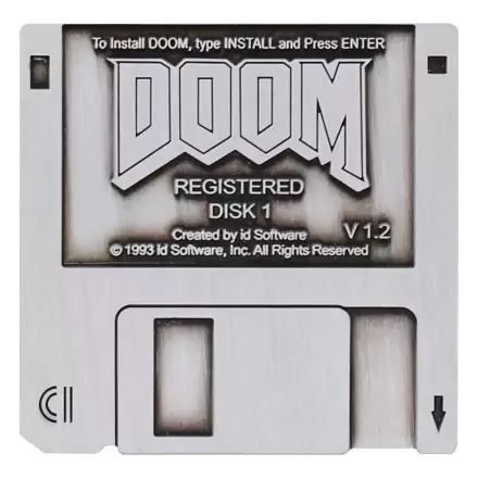 Doom Pin Badge Floppy Disk Limited Edition termékfotója