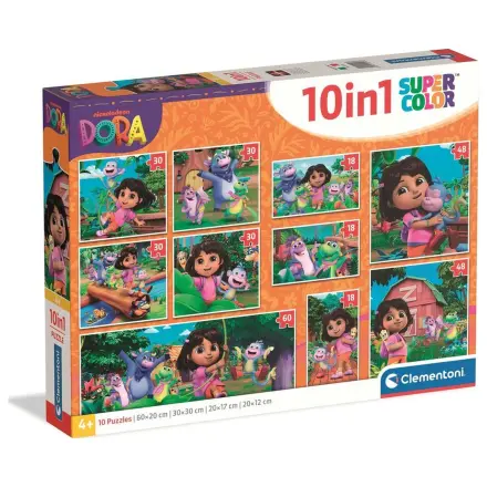 Dora The Explorer puzzle 10 In 1 product photo