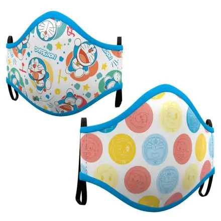 Doraemon pack 2 assorted adult face masks product photo