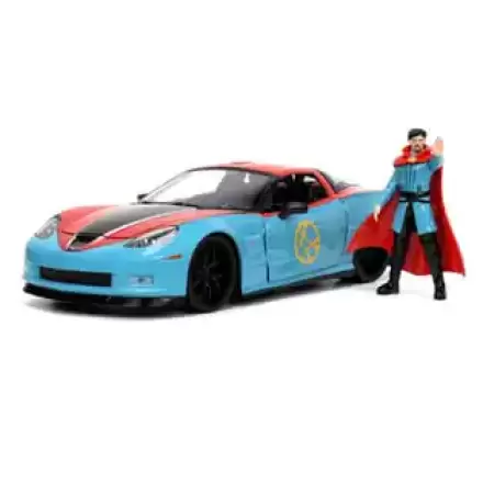 Dr. Strange Diecast Model 1/24 Dr. Strange & Chevy Corvette product photo