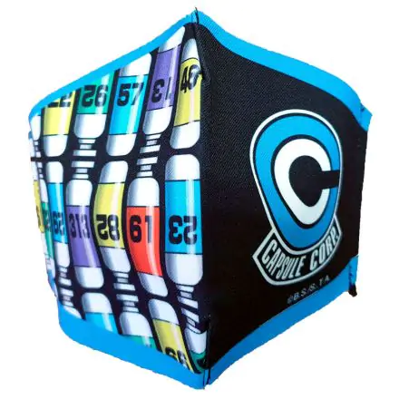 Dragon Ball Capsule Corp Bottles reusable face mask product photo