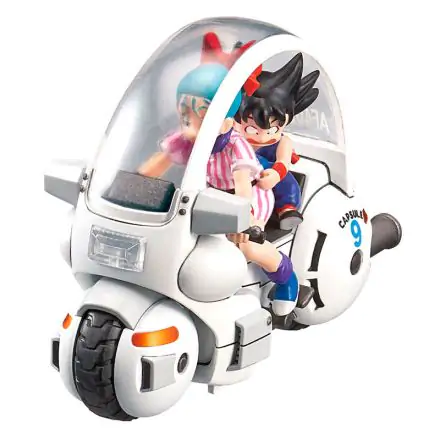 Dragon Ball Mecha Collection Bulma Capsule n9 Motorcycle Model Kit figure 8cm product photo