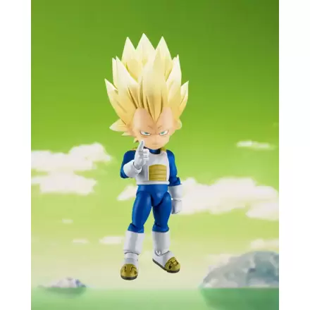 Dragon Ball S.H.Figuarts Action Figure Super Saiyan 3 Vegeta (mini) Daima 8 cm termékfotója