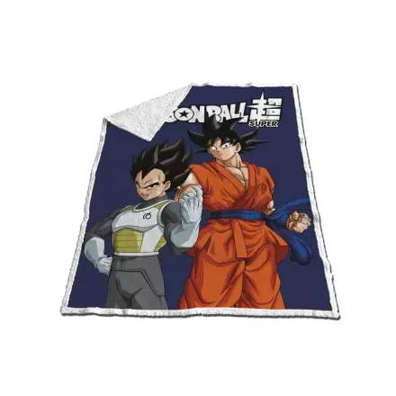 DRAGON BALL SUPER Sherpa Blanket 120x150cm Son Goku & Vegeta product photo