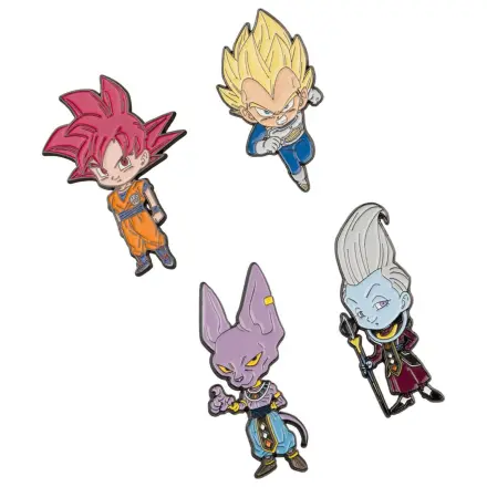 Dragon Ball Super set of 4 pins product photo