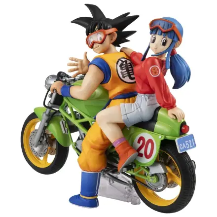 Dragon Ball Z Desktop Real McCoy PVC Figure 05 Son Goku & Chichi Limited Repeat Ver. 15 cm product photo
