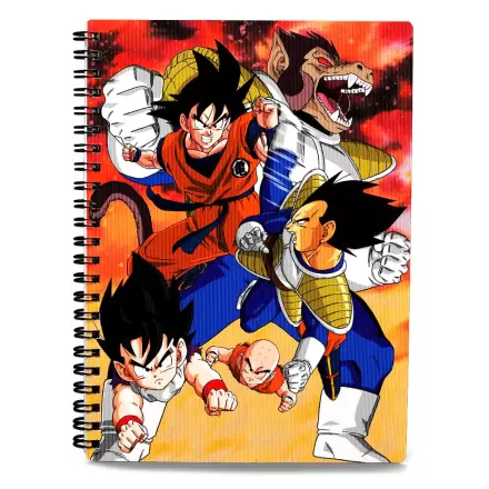 Dragon Ball Z Goku vs Vegeta A2 notebook termékfotója