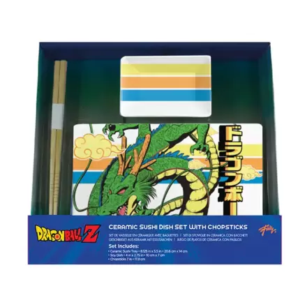 Dragon Ball Z Ceramic Sushi Set with Chopsticks Shenron termékfotója