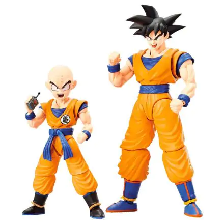 Dragon Ball Z Son Goku and Krillin Model Kit set 2 figures 16cm product photo