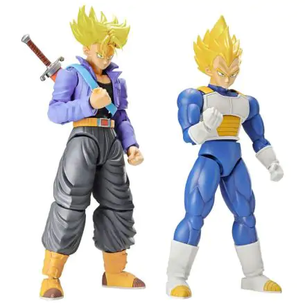 Dragon Ball Z Super Saiyan Trunks and Super Saiyan Vegeta DX Model Kit set 2 figures 16cm product photo