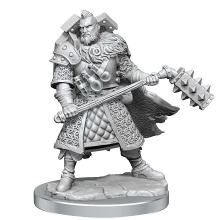Dungeons & Dragons Frameworks Miniature Model Kit Human Fighter Male product photo