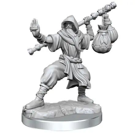 Dungeons & Dragons Frameworks Miniature Model Kit Human Monk Male product photo