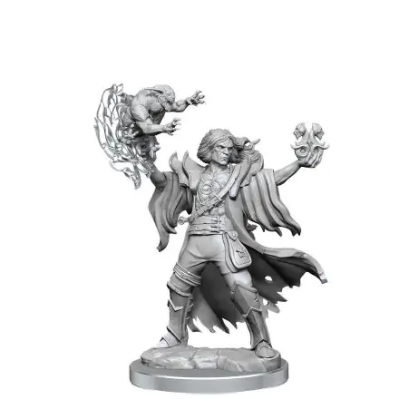 Dungeons & Dragons Frameworks Miniature Model Kit Human Warlock Male product photo