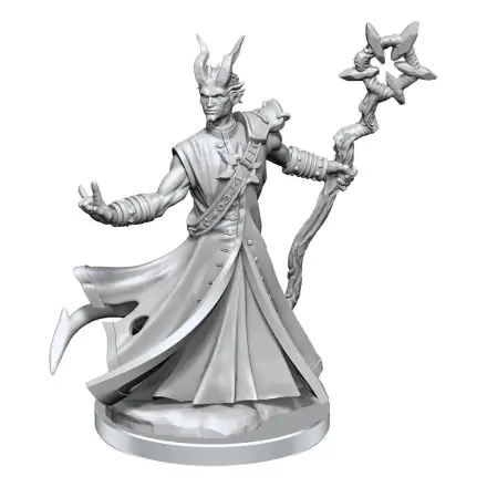 Dungeons & Dragons Frameworks Miniature Model Kit Tiefling Warlock Male product photo