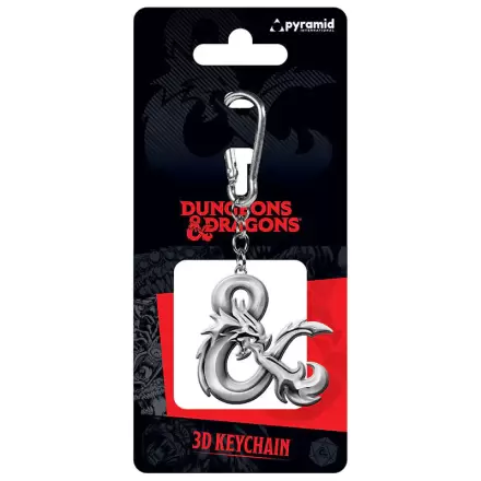 Dungeons & Dragons Logo Ampersand 3D keychain 6cm termékfotója