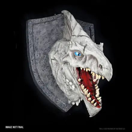 Dungeons & Dragons Replicas of the Realms 3D Wall Art White Dragon Trophy Plaque product photo