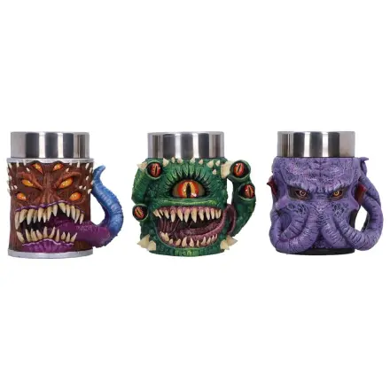 Dungeons & Dragons Set of 3 Mini Tankards Mini Monster 9 cm  product photo
