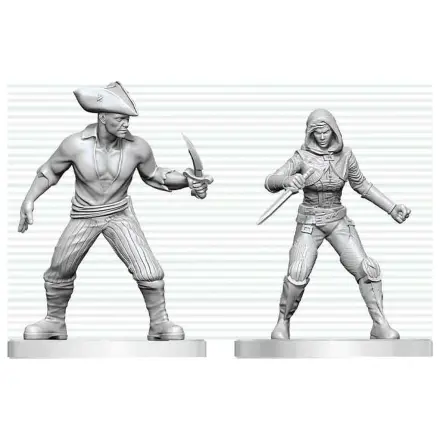 Dungeons & Dragons Nolzur's Marvelous Miniatures Unpainted Miniature Bandit & Pirate 14 cm product photo
