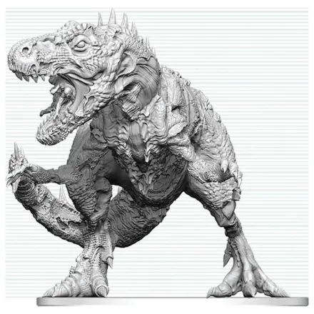 Dungeons & Dragons Nolzur's Marvelous Miniatures Unpainted Miniature Tyrannosaurus Zombie 20 cm product photo