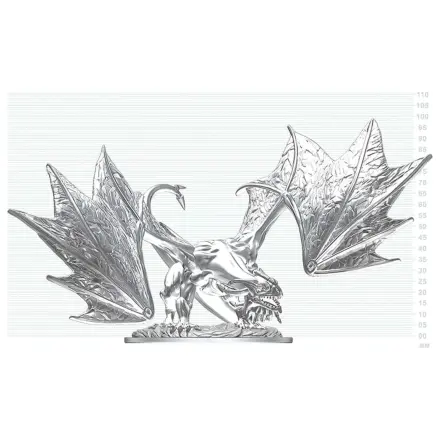 Dungeons & Dragons Nolzur's Marvelous Miniatures Unpainted Miniature Young Sapphire Dragon 20 cm product photo