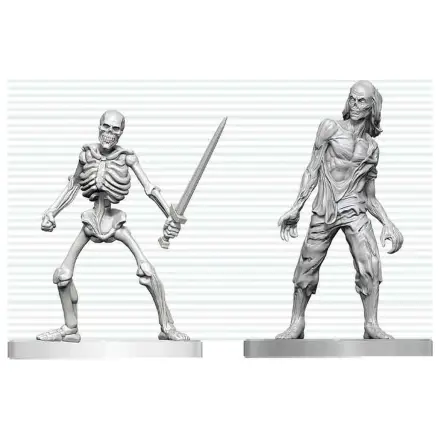 Dungeons & Dragons Nolzur's Marvelous Miniatures Unpainted Miniature Zombie & Skeleton 14 cm product photo