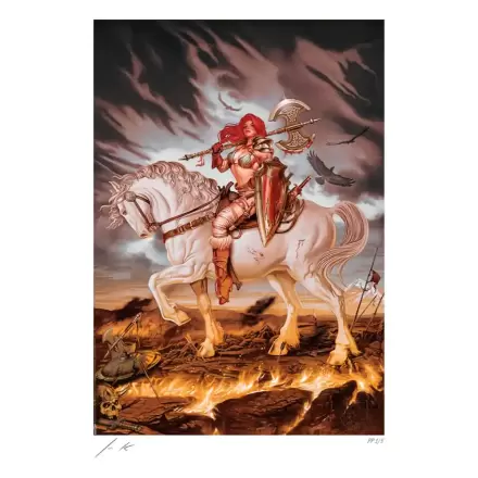 Dynamite Entertainment Art Print Red Sonja: World on Fire 46 x 61 cm - unframed termékfotója