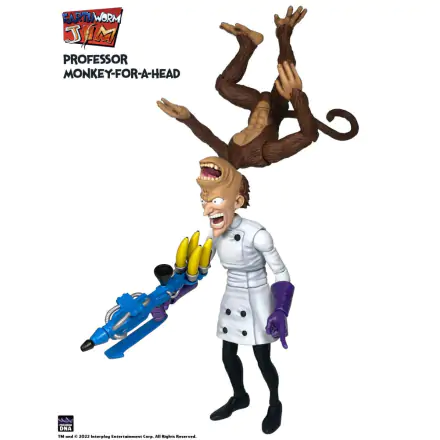 Earthworm Jim Action Figure Wave 1: Professor Monkey-For-A-Head 28 cm termékfotója