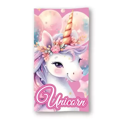 Unicorn cotton beach towel product photo