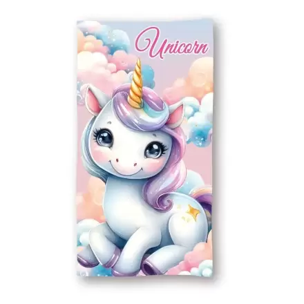 Unicorn cotton beach towel product photo