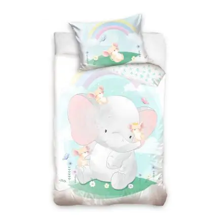 Elephant Kids Duvet Cover Set 90x120 cm, 40x60 cm product photo