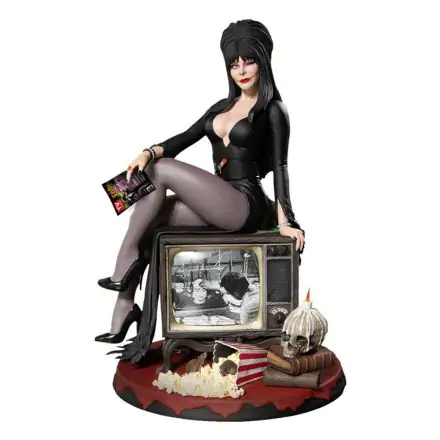 Elvira Mistress of the Dark Static-6 PVC Statue 1/6 Elvira 42 cm termékfotója