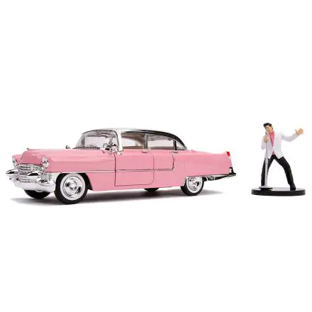 Elvis Presley Cadillac Fleetwood 1955 metal car + figure set product photo