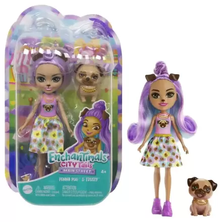 Enchantimals City Tails Penna Pug doll termékfotója