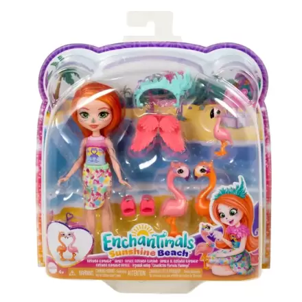 Enchantimals Sunshine Beach Florinda Flamingo doll product photo