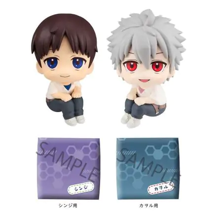 Evangelion: 3.0+1.0 Thrice Upon a Time Look Up PVC Statues Shinji Ikari & Kaworu Nagisa Limited Ver. 11 cm product photo