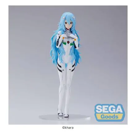 Evangelion: 3.0+1.0 Thrice Upon a Time SPM PVC Statue Rei Ayanami Long Hair Ver. 21 cm product photo